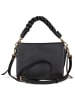COCCINELLE Leder-Schultertasche in Schwarz - (L)23 x (B)18 x (H)10 cm