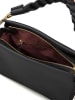 COCCINELLE Leder-Schultertasche in Schwarz - (L)23 x (B)18 x (H)10 cm