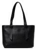COCCINELLE Skórzany shopper bag w kolorze czarnym - 32 x 25 x 12 cm