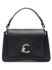 COCCINELLE Leder-Henkeltasche in Schwarz - (L)18 x (B)29,5 x (H)6 cm