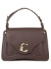 COCCINELLE Leder-Henkeltasche in Braun - (L)18 x (B)29,5 x (H)6 cm