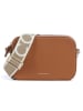COCCINELLE Leder-Umhängetasche in Hellbraun - (L)19 x (B)13,5 x (H)5,5 cm