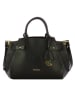 COCCINELLE Leder-Henkeltasche in Schwarz - (L)38 x (B)28 x (H)18 cm