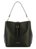 COCCINELLE Leder-Henkeltasche in Schwarz - (L)26 x (B)26 x (H)16 cm