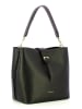 COCCINELLE Leder-Henkeltasche in Schwarz - (L)26 x (B)26 x (H)16 cm