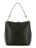 COCCINELLE Leder-Henkeltasche in Schwarz - (L)26 x (B)26 x (H)16 cm