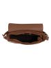 Anna Morellini Leder-Umhängetasche "Lola" in Braun - (L)24 x (B)6 x (H)18 cm