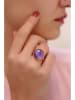 L'Atelier de Gaia Vergulde ring met edelsteen