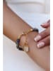 L'Atelier de Gaia Vergulde armband met edelstenen