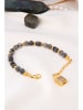 L'Atelier de Gaia Vergulde armband met edelstenen