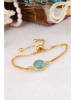 Pierres delicates Vergulde armband met edelstenen