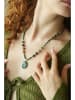 L'Atelier de Gaia Vergulde ketting met hanger - (L)45 cm