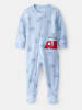 carter's Strampler in Hellblau/ Rot