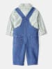 carter's 2-delige outfit blauw/groen/crème