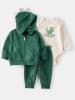 carter's 3-delige outfit groen/crème