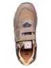 bisgaard Leder-Sneakers  in Grau/ Grün