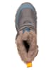 bisgaard Leder-Winterboots "Torben" in Blau/ Grau
