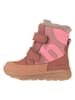 bisgaard Leder-Boots "Eigil" in Rosa/ Braun