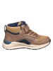 bisgaard Wanderschuhe  in Hellbraun/ Blau