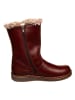 El Naturalista Leder-Winterstiefel in Dunkelrot