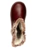 El Naturalista Leder-Winterstiefel in Dunkelrot