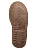 El Naturalista Leren winterboots donkerrood