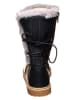 El Naturalista Leder-Winterstiefel in Dunkelblau