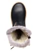 El Naturalista Leder-Winterstiefel in Dunkelblau