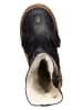 El Naturalista Leder-Winterstiefel in Dunkelblau