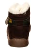 El Naturalista Leren barefootwinterboots groen