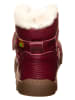 El Naturalista Leren barefootwinterboots donkerrood