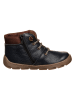 El Naturalista Leren barefootwinterboots donkerblauw