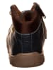 El Naturalista Leren barefootwinterboots donkerblauw