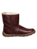 El Naturalista Leren winterboots donkerrood