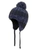 Döll Strikmuts zwart/donkerblauw