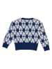 Benetton Trui donkerblauw/wit