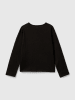 Benetton Longsleeve in Schwarz