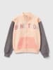 Benetton Sweatvest oranje/grijs