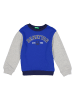 Benetton Sweatshirt in Blau/ Grau