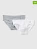 Benetton 2-delige set: slips grijs/wit