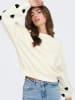 ONLY Sweatshirt in Creme
