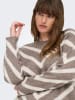ONLY Pullover in Taupe/ Creme