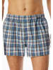 Schiesser 2er-Set: Boxershorts in Dunkelblau/ Hellblau
