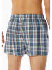 Schiesser 2er-Set: Boxershorts in Dunkelblau/ Hellblau