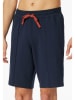 Schiesser Pyjama-Shorts in Dunkelblau