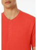 Schiesser Pyjama in Rot/ Grau