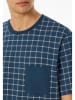 Schiesser Pyjama in Dunkelblau