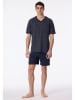 Schiesser Pyjama donkerblauw