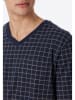 Schiesser Pyjama donkerblauw
