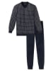 Schiesser Pyjama in Dunkelblau
